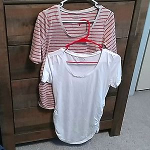 BUNDLE OF 2 Maternity shirts
